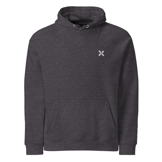 Sudadera con capucha eco unisex (Logotipos bordados)