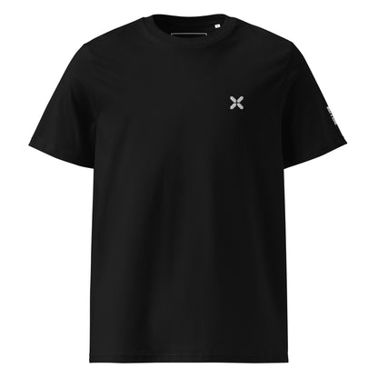 Camiseta de algodón orgánico unisex (Logotipos bordados)